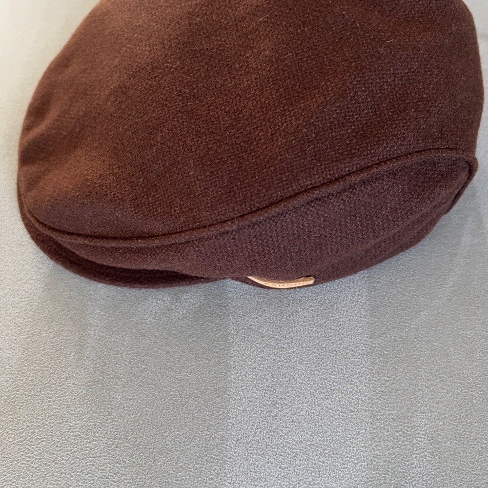 Vintage Kangol Men Brown Wool Textured Flat Cap - Picture 4 of 12